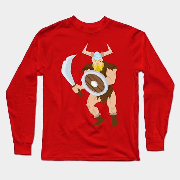 Viking warrior Long Sleeve T-Shirt by holidaystore